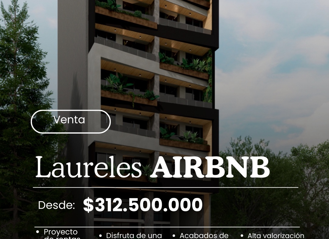 penthouse de lujo laurles, apartamentos laureles, propiedades laureles