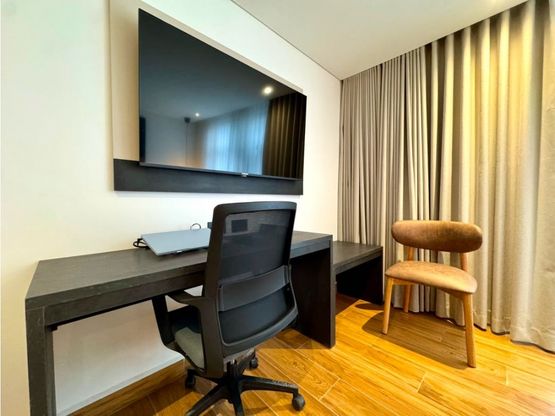 apartamento de lujo, elegancia, balcón, AIRBNB Laureles, rentas cortas, inversión.