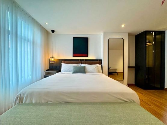 apartamento de lujo, elegancia, balcón, AIRBNB Laureles, rentas cortas, inversión.